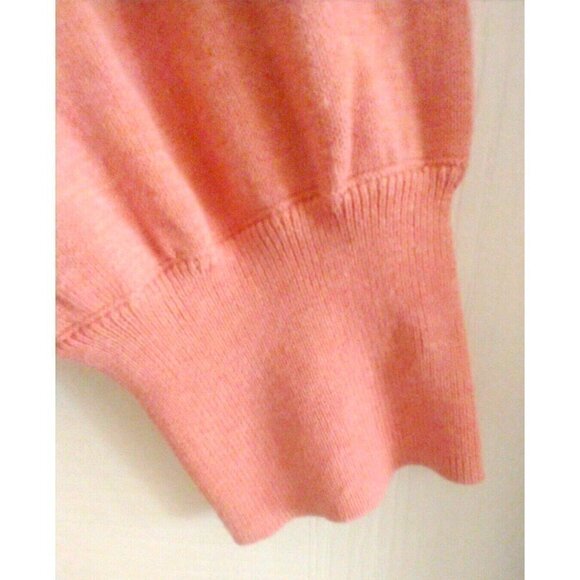 Vince Camuto Coral Orange Johnny Collar Lightweight Women's Sweater - XXL NWT - Picture 5 of 9